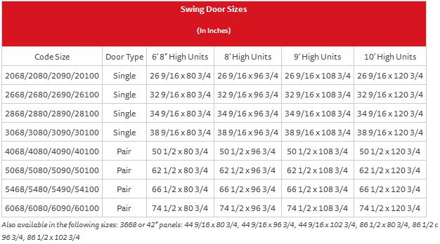 French Series 450 – Sizes