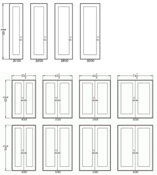 French Series 450 – Sizes2